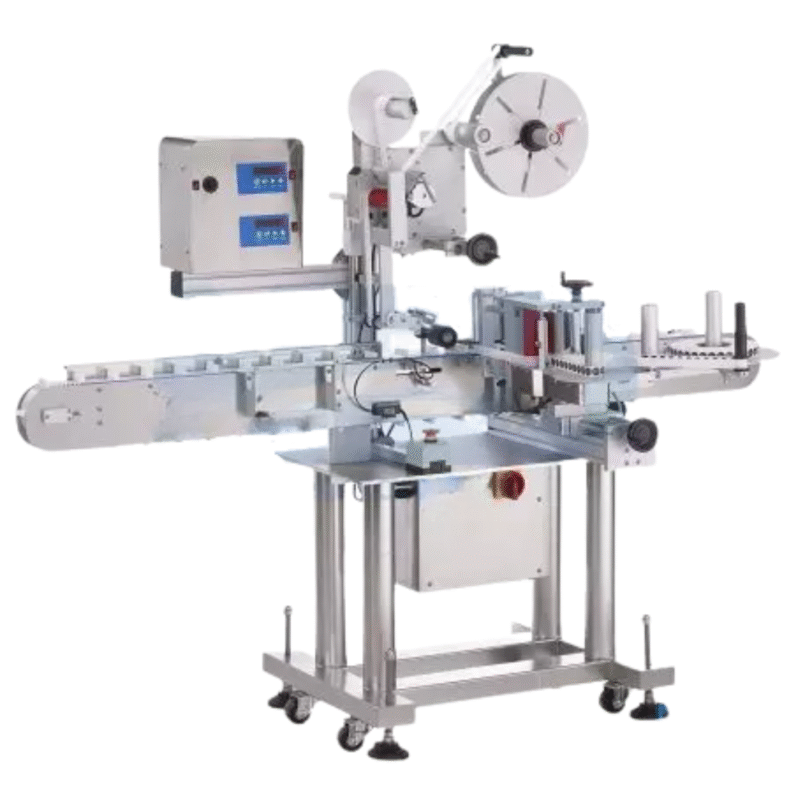 Automatic Lipstick Labeler Speed: 40~80 PPM (Based on product & label) Accuracy: ±1 mm Label type: Non-transparent label Label size: (W)10~100mm (L)10-300mm Label reel: ID:75mm OD:300mm Power supply: 110/220VAC,single phase