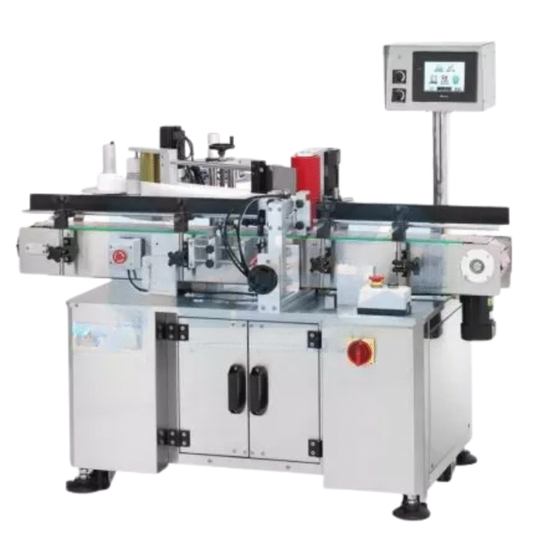 Automatic Round Bottle Labeling Machine Driving device: Stepping motor Labeling speed: 20-60 pcs/min (depending on the size of the product and label) Accuracy: ± 1mm Total length for Labeling: 20-300 mm Bottle size: (Diameter) 16-90mm x (H) 30-160mm Label size: (L) 20-300mm x (W) 10-100mm Fit paper roll: (inner diameter) 75mm. (outer diameter) 300mm Power supply: 110 or 220VAC, 50/60Hz Labeler dimension: (L) 1780mm (W) 930mm (H) 1200mm