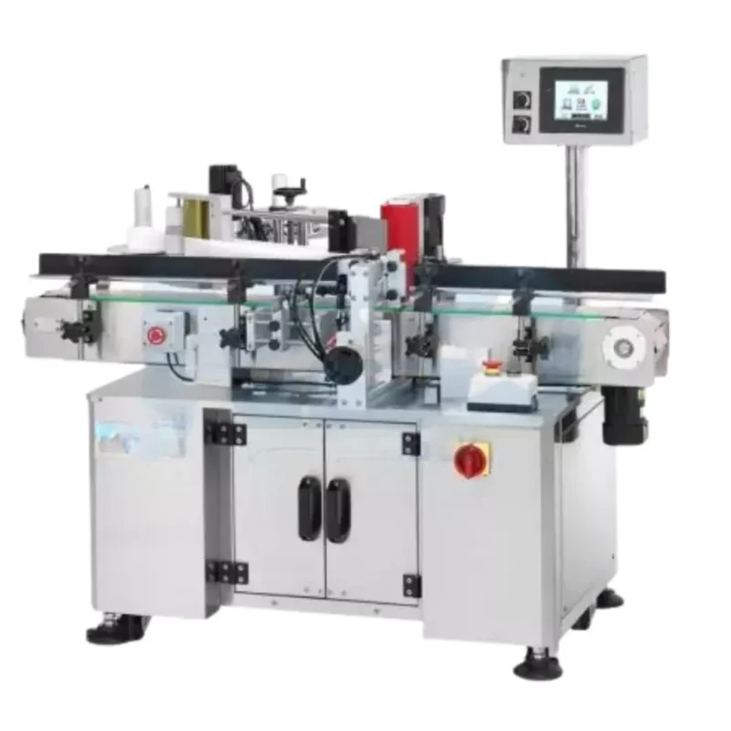 Automatic Round Bottle Labeling Machine Driving device: Stepping motor Labeling speed: 20-60 pcs/min (depending on the size of the product and label) Accuracy: ± 1mm Total length for Labeling: 20-300 mm Bottle size: (Diameter) 16-90mm x (H) 30-160mm Label size: (L) 20-300mm x (W) 10-100mm Fit paper roll: (inner diameter) 75mm. (outer diameter) 300mm Power supply: 110 or 220VAC, 50/60Hz Labeler dimension: (L) 1780mm (W) 930mm (H) 1200mm