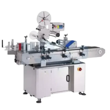 Horizontal Round Labeler with Side Applicator Labeling speed: 40~60 pcs/min Accuracy: ± 1mm Bottle size: Dia: 9.5~25 mm / Height: 30 ~160mm Label size: (W)10~100mm (L) 20~300mm Label roll: ID 75mm, OD< 300mm Power supply: 110V or 220V, 50/ 60 Hz