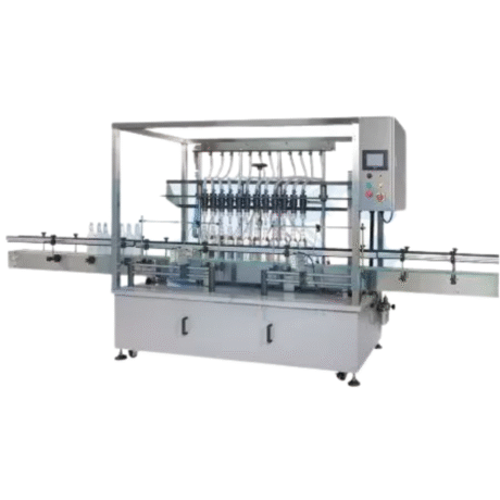 12 Nozzle Overflow Liquid Filler Filling range: 1~5L (can be customized) Filling speed: 25~40 bottles/min Power supply: 110V or 220VAC, 50/60Hz