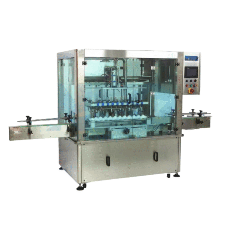 Automatic Bottle Filling Machine Specialty product: Foamy Product Filling speed: Up to 250ml/sec Filling range: Up to 4000ml Filling accuracy: ±0.5% Machine dimension: (L) 2800mm(W) 1500mm(H) 2400mm Machine weight：410 KG Power supply：110/220VAC, 50/60HZ, Single phase Air pressure requirement：90 PSI/3 CFM