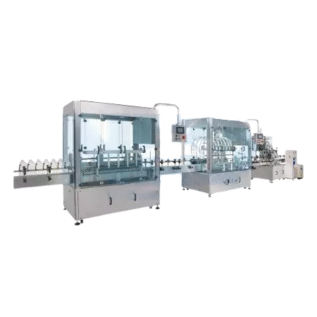 Automatic Bottle Rinsing Filling and Capping MachinevRINSING MACHINE Rinsing way： Water and Vacuum Rinsing speed： Max. 30bpm Machine dimension：(L) 5100mm(W) 1500mm(H) 2400mm Machine weight：400 KG Power supply：110/220VAC, 50/60HZ, 1 PHASE FILLING MACHINE Speciality products：■Foamy ■Corrosive ■Warm ■Particulate Filling speed：Max. 250ml/sec Filling range：Max. 5000ml Filling accuracy：± 0.5% Machine dimension：(L) 5100mm(W) 1500mm(H) 2400mm Machine weight：500 KG Power supply：110/220 VAC, 50/60HZ, 1 PHASE Air pressure requirement：90PSI/3CFM CAPPING MACHINE Speciality products：■Screw cap ■ROPP cap Cap diameter： Max. 30mm Capping speed： Max. 30bpm Machine dimension：(L) 2000mm(W) 1200mm(H) 1600mm Machine weight：350 KG Power supply：110/220VAC, 50/60HZ, 1 PHASE Air pressure requirement：90PSI/3CFM