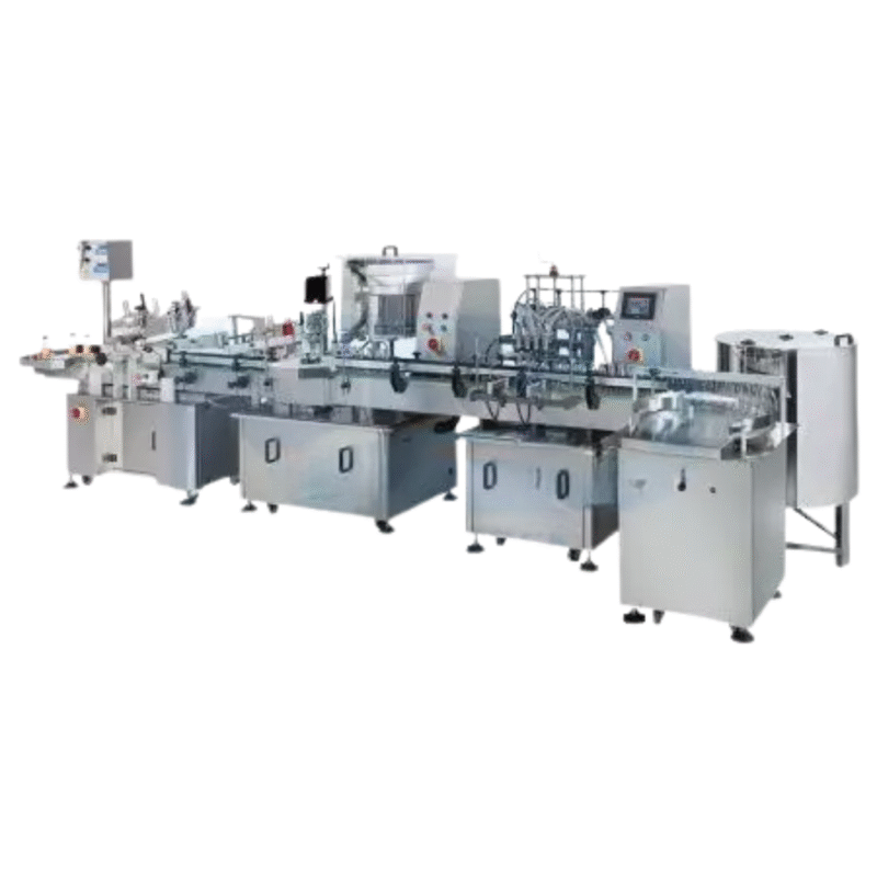Automatic Liquid Filling Line Filling speed: 20~40 bpm (depends on product viscosity and bottle size) Filling range: 100~4000ml (can be customized) Accuracy: ± 1% Voltage: 110 or 220 VAC Capper Driven device: Single-phase brushless motor Capping speed: 20~40 pcs/min (depends on bottle and cap size) Cap type: Aluminum caps Air consumption: 5Kg Voltage: 110 or 220 VAC Label Applicator Labeling speed: 20~60 pcs/min (depends on product and label size) Label size: (W) 10~100 mm / (L) 20~250mm Label reel: Inner diameter 75mm / Outer diameter 300mm Accuracy: ± 1mm Voltage: 110 or 220 VAC