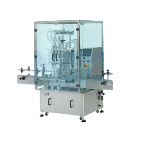 Automatic Overflow Liquid Filler With Safety Gate Liquid: Free-flowing liquid Speed: 3bpm (5L bottle) Filling range: 1~5L Control system: PLC+HMI system Power supply: 110v or 220v, single phase