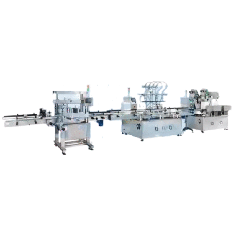 Edible oil Filling Packaging machine Applicable product: Easy foamy liquid or glass container Filling range: 1-30 Liters Filling speed: 3-5 BPM (Based on 20L edible oil as testing sample) Filling precision: ±1% Power supply: 110 or 220 VAC, 50/60 Hz, Single phase Weight: 1800 KGS Dimension: (L) 4202 x (W) 2155 x (H) 2059mm