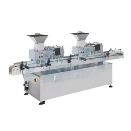 High Speed Automatic Capsule Counter Counting speed: 1600-2400 pieces/minute (varied by product kinds and types) Sizes of products: 6mm in diameter; more than 3 mm in height Accuracy: 100% in a proper speed, ±1 piece for over-speed Power: 220VAC, 50/60Hz Size of Machine: (L) 2400mm (W) 1000mm (H) 1500mm