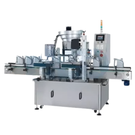 Vial Filling Capping Machine Equipment (Piston Pump Liquid Filler & Capper Line) Hopper size: 10- 20L Filling range: 2- 20ml Overall speed: 10- 30 bpm Filling accuracy：±0.5% Cap types: all cap types Power supply: 220VAC, 50Hz; single phase Dimension: (L)2188mm (W)1878mm (H)1570mm