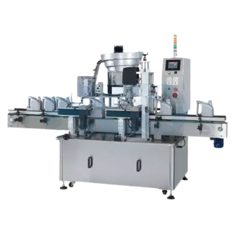Vial Filling Capping Machine Equipment (Piston Pump Liquid Filler & Capper Line) Hopper size: 10- 20L Filling range: 2- 20ml Overall speed: 10- 30 bpm Filling accuracy：±0.5% Cap types: all cap types Power supply: 220VAC, 50Hz; single phase Dimension: (L)2188mm (W)1878mm (H)1570mm