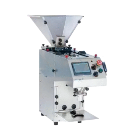 Tabletop Capsule and Tablet Counting Machine Accuracy: 100% Counting Speed: 600-1000 pieces/min (varied by types and sizes) Power Needs: Single phase 110 or 220 VAC, 50/60 Hz Air Pressure Requirement: 2 CFM at 90 PSI Bottle Diameter: 48mm ~ 100mm Bottle Height: Maximum of 116 mm
