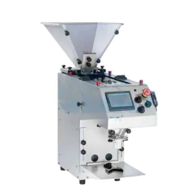 Tabletop Capsule and Tablet Counting Machine Accuracy: 100% Counting Speed: 600-1000 pieces/min (varied by types and sizes) Power Needs: Single phase 110 or 220 VAC, 50/60 Hz Air Pressure Requirement: 2 CFM at 90 PSI Bottle Diameter: 48mm ~ 100mm Bottle Height: Maximum of 116 mm