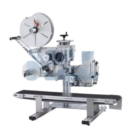 Tabletop Tamp Labeler Labeling Speed: 20-40 pcs/min (Speed varies depending on products and label sizes) Label Type: All opaque labels Label Length/Width: 10-300 mm/ 10-100 mm Label Roll Diameter: Inside 75 mm; Outside 300 mm Power Input: 110/220 VAC; 50/60 Hz Dimensions: (L) 610 mm, (W) 730 mm, (H) 1000 mm