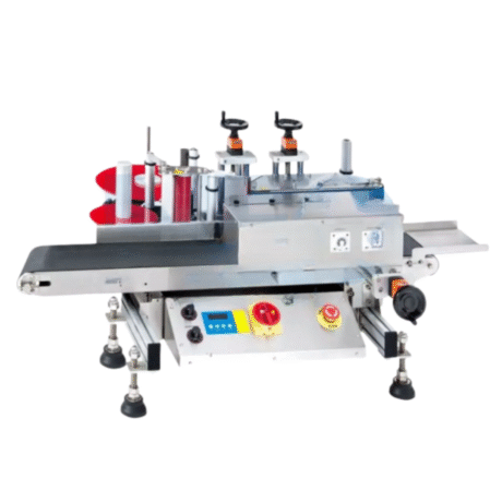 Tabletop Vertical Round Bottle Wrap Around Labeling Machine