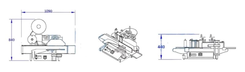 Semi-automatic Round Bottle Labeller