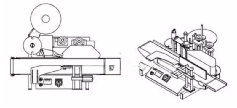 Tabletop Round Bottle Labeling Machine