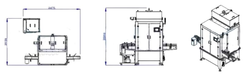 Safety Cover High Speed Piston Pump Filling Machine