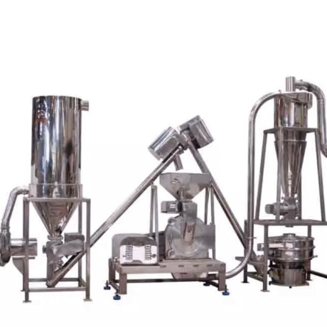 Herbs Chitin Crushing Grinding Sieving System