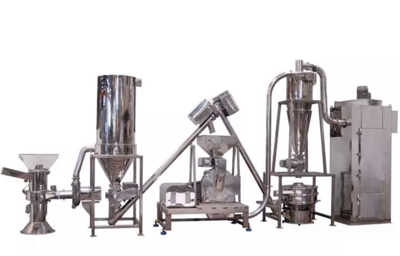 Herbs Chitin Crushing Grinding Sieving System