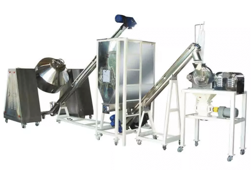 Mixing And Lump-Chopping System