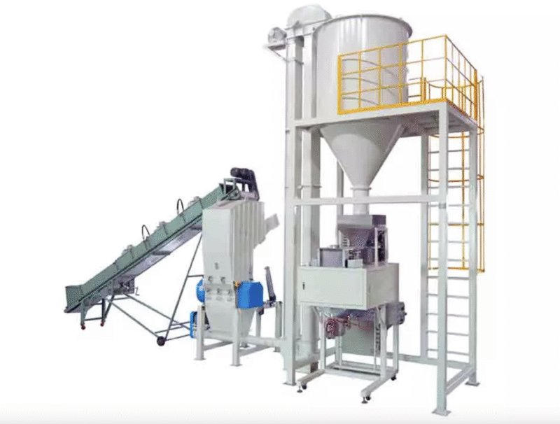 Rubber and Adhesive Crushing Packing System