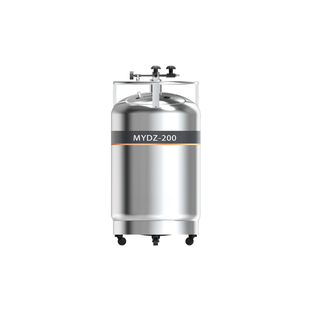 Self-pressurized liquid nitrogen storage tank