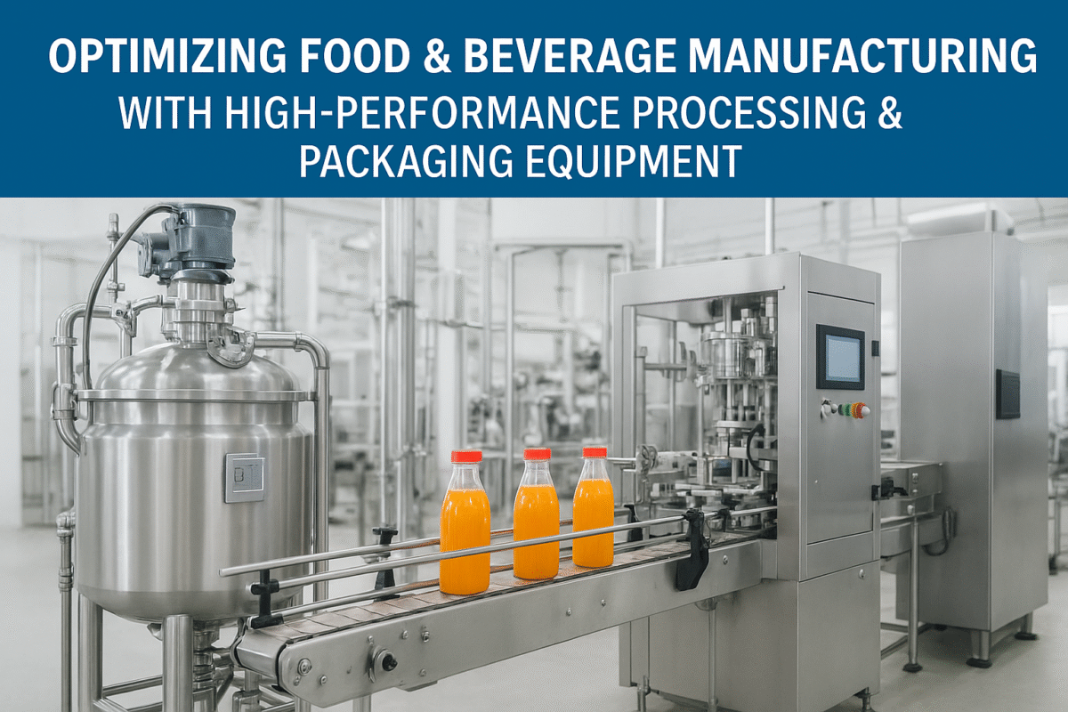 Optimizing Food & Beverage Manufacturing with High-Performance Processing & Packaging Equipment 1 Optimizing Food Manufacturing with Food Processing and Packaging Equipment