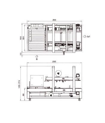 Semi-automatic Carton Edge Sealing Machine CXEB